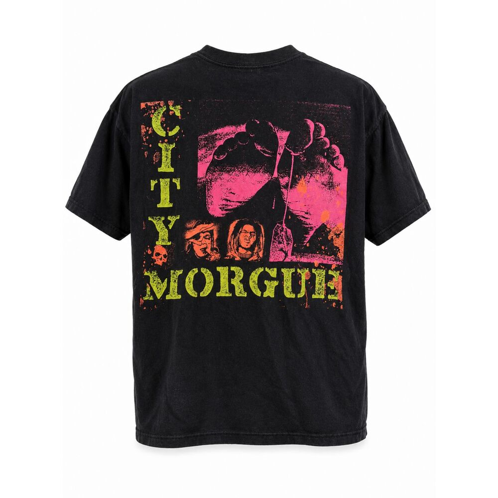 City Morgue Bottom of The Barrel Album T-Shirt graphic size Large goth emo punk